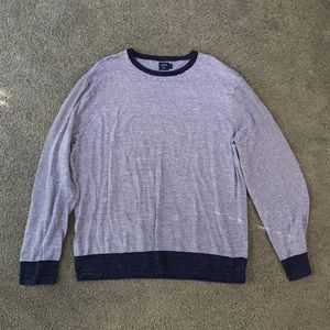 J. Crew Lightweight Striped Crewneck Sweater